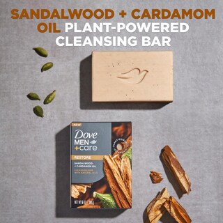 Foto 2 | Jabón Limpiador En Barra Dove Men + Care Sandalwood + Cardamomo Oil - Venta Internacional.