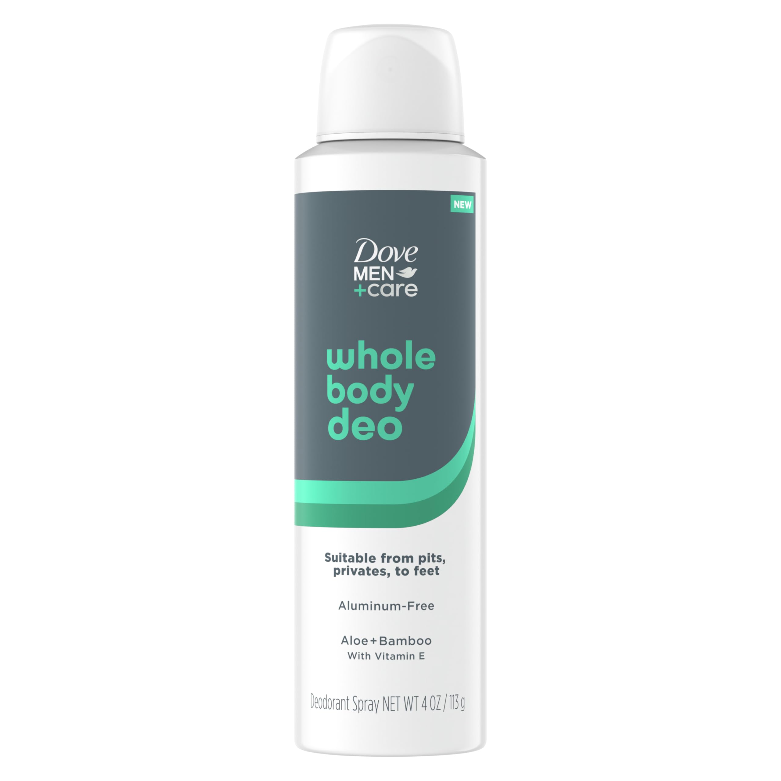 Desodorante En Aerosol Dove Men+care Para Todo El Cuerpo, Aloe Y Bambú, 120 Ml - Venta Internacional.