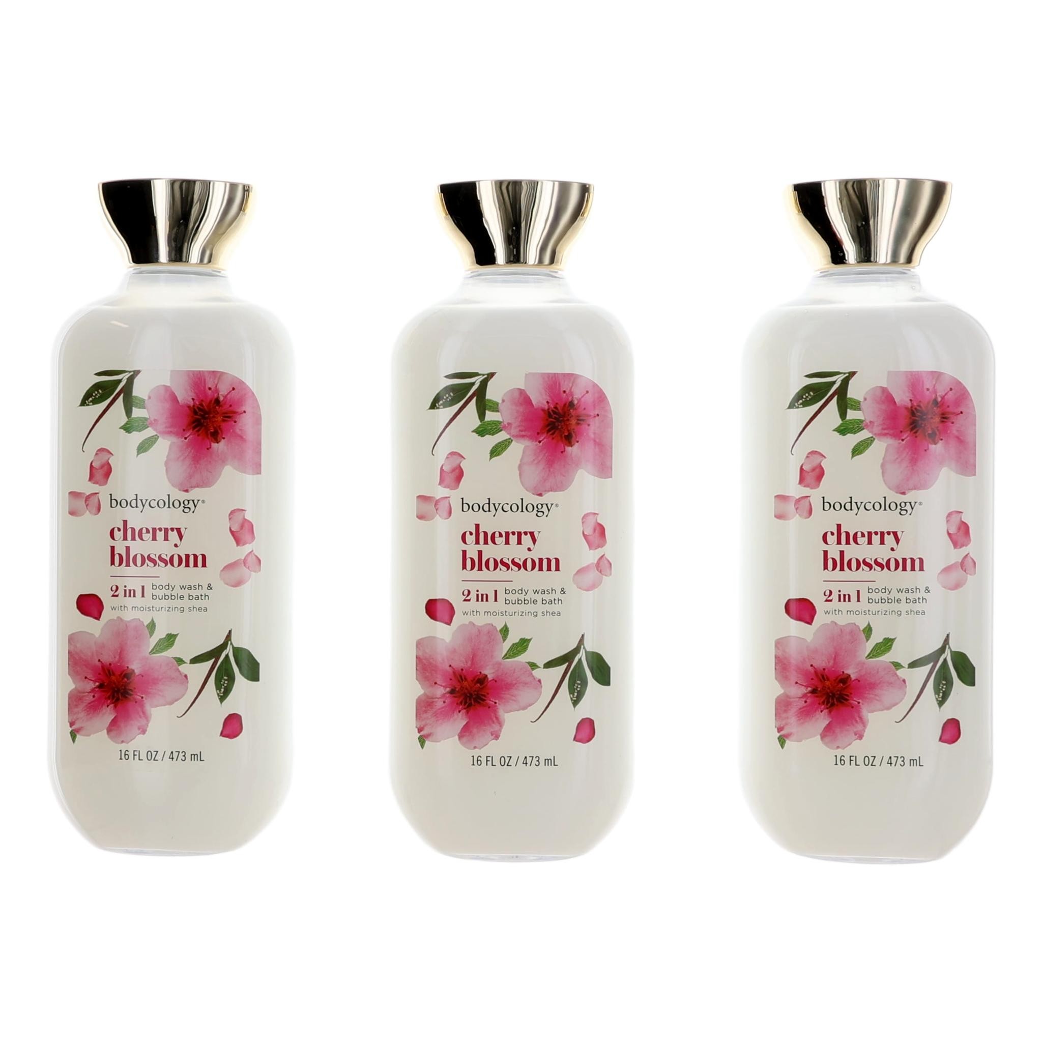 Foto 2 pulgar | Gel De Baño Y Baño De Burbujas Bodycology Cherry Blossom 480 Ml - Venta Internacional.