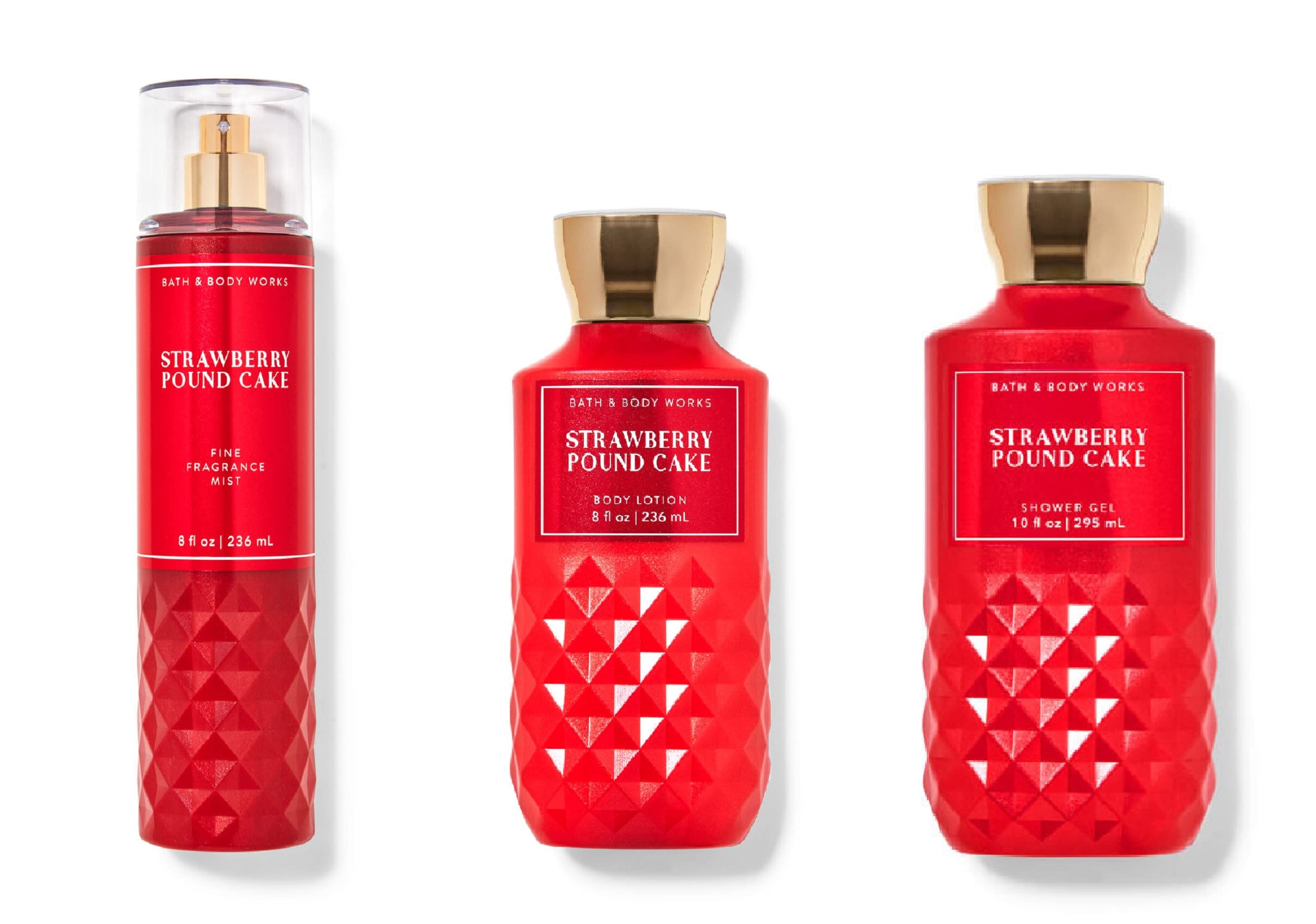 Set De Regalo Bath & Body Works Strawberry Pound Cake Otoño 2020 - Venta Internacional.
