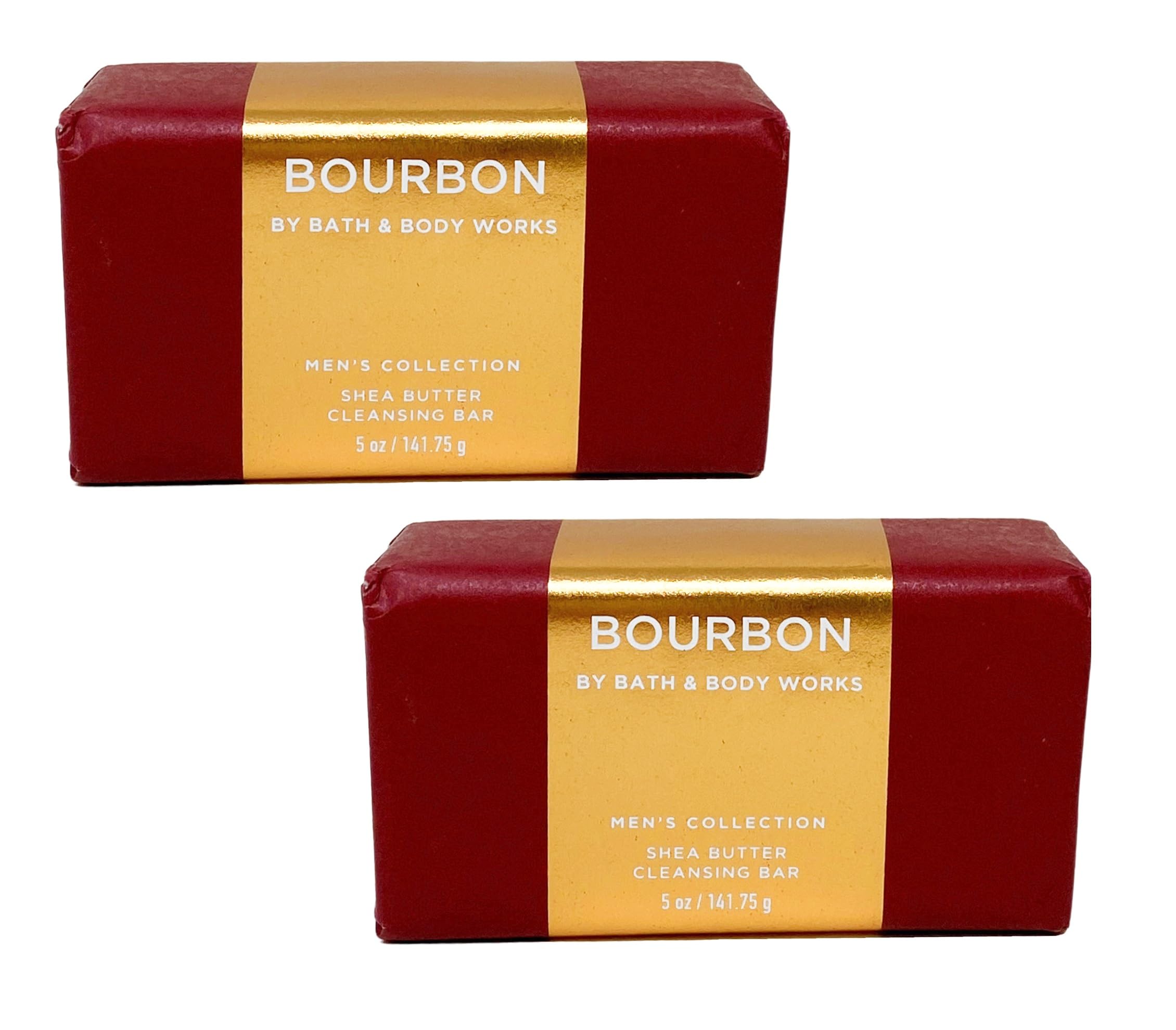 Soap Bath & Body Works, Colección Bourbon Para Hombre, Paquete De 2 - Venta Internacional.