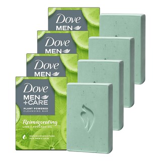 Foto 1 | Jabón En Barra Dove Men + Care A Base De Plantas De Lima Y Aguacate, 4 X 150 G - Venta Internacional.