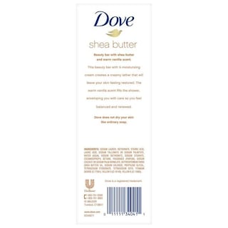 Foto 2 | Manteca De Karité Purely Pampering Soap Dove Beauty Bar, 4 X 113 G - Venta Internacional.
