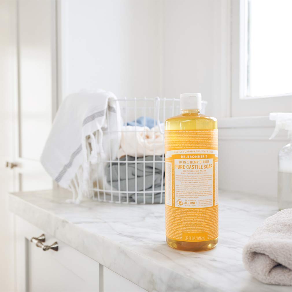 Foto 7 | Jabón Líquido Dr. Bronner's Pure-castile Citrus 946 Ml + 59 Ml - Venta Internacional.