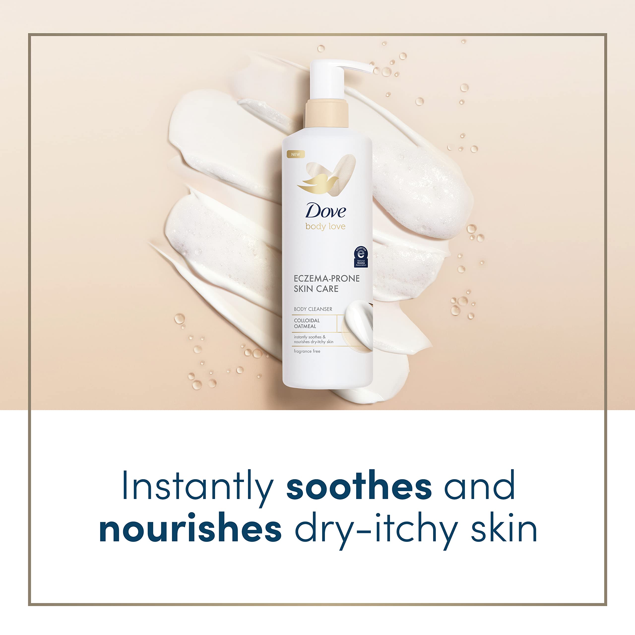 Foto 4 pulgar | Gel De Baño Dove Body Love Para Piel Propensa Al Eccema, 500 Ml - Venta Internacional.