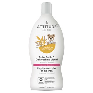 Foto 1 | Jabón Para Platos Attitude Baby Para Piel Sensible, 700 Ml, Sin Perfume - Venta Internacional.