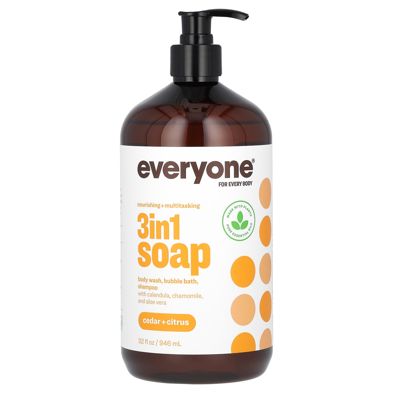 Jabón Everyone 3 En 1 Cedar + Citrus 946 Ml - Venta Internacional.