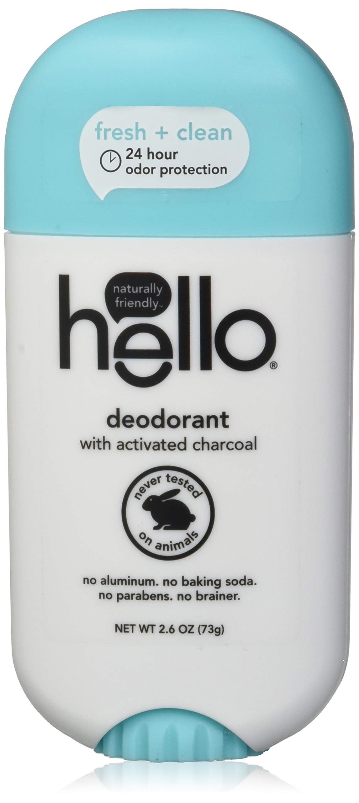 Desodorante Hello Clean And Fresh Con Carbón Activado 75 Ml - Venta Internacional.