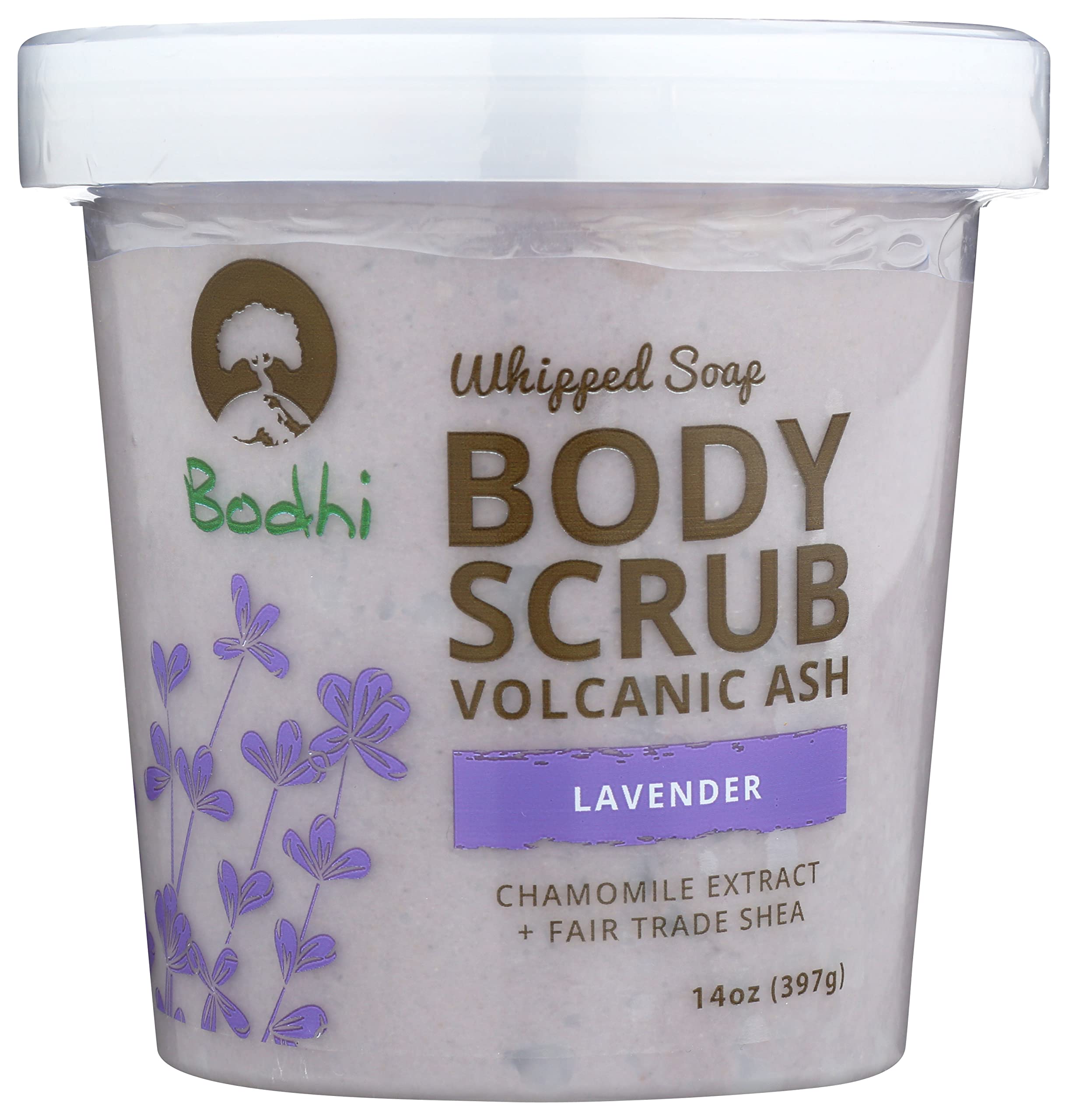 Exfoliante De Ceniza Volcánica Soap Bodhi Lava Con Lavanda Batida  414 Ml - Venta Internacional.