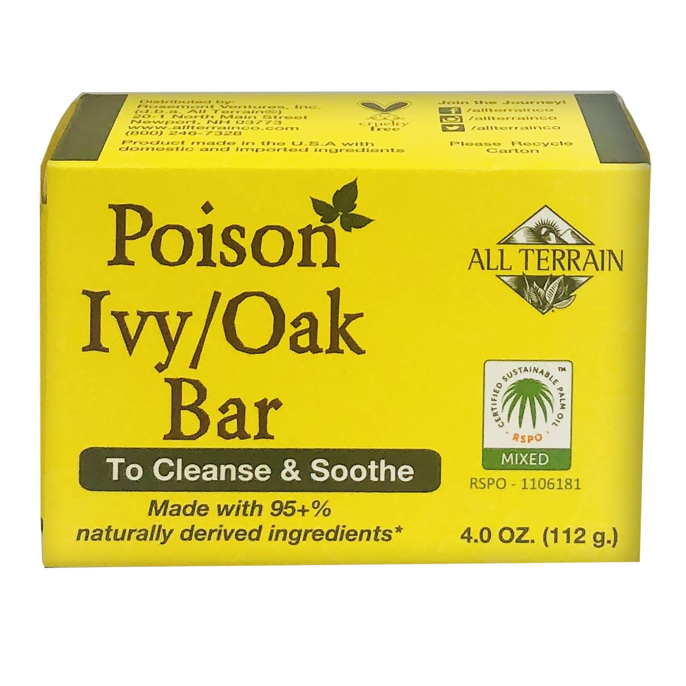Foto 4 pulgar | Jabón All Terrain Natural Poison Ivy Oak  120 Ml  Limpiador Y Calmante - Venta Internacional.