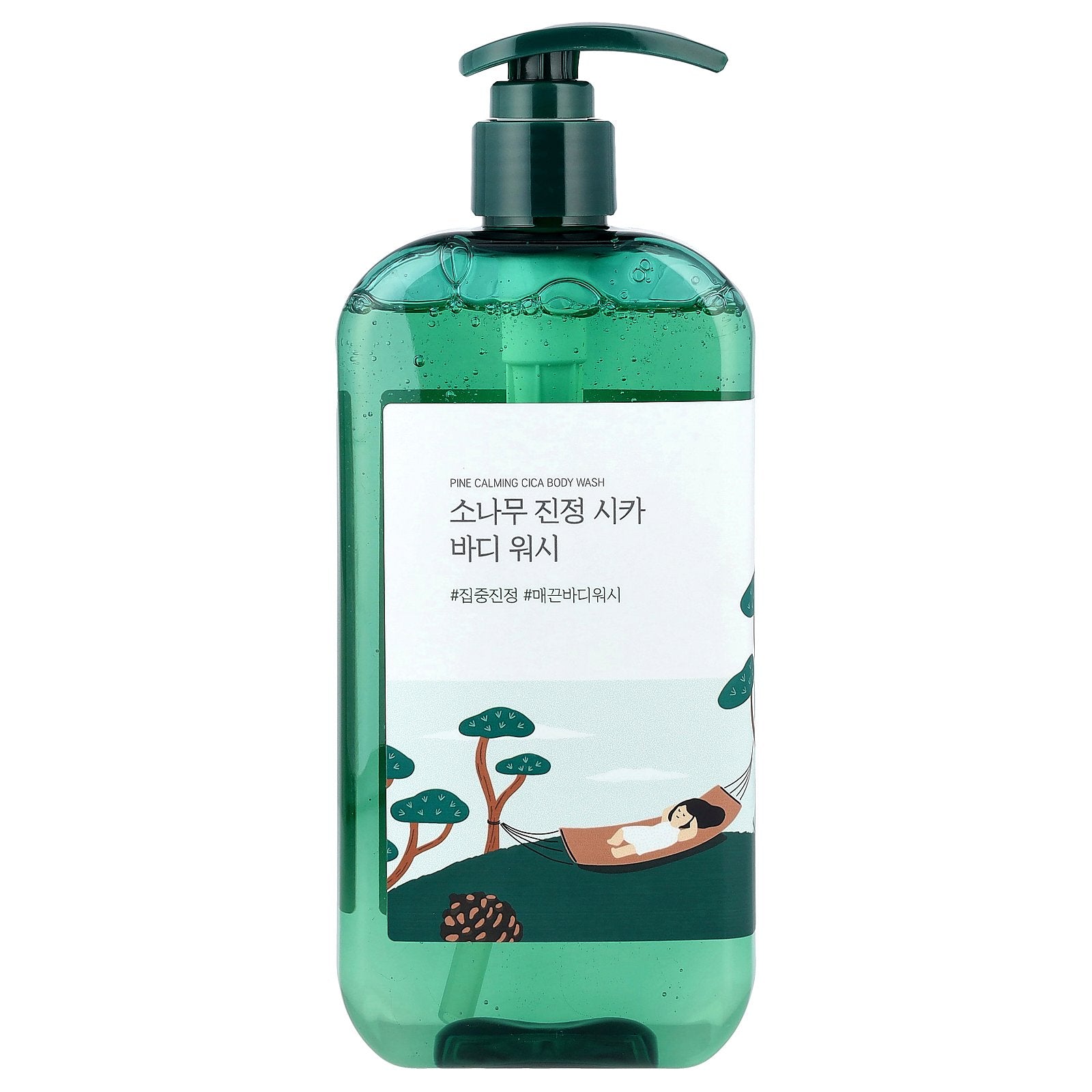 Foto 2 pulgar | Gel De Baño Round Lab Pine Calming Cica 400 Ml - Venta Internacional.