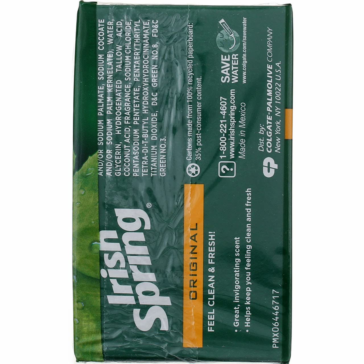 Foto 4 pulgar | Desodorante Original Soap Irish Spring  111 Ml  3 Unidades - Venta Internacional.