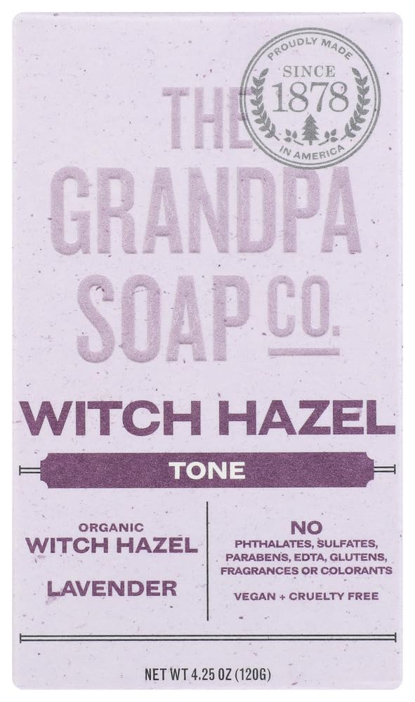 Jabón En Barra Grandpa Soap Co. Grandpa's Witch-hazel  125 Ml - Venta Internacional.