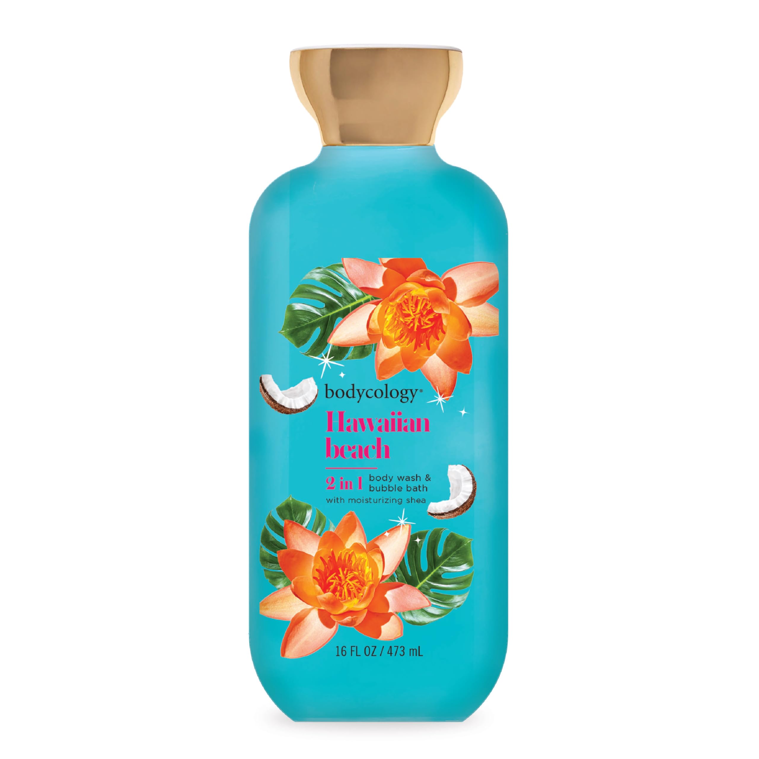 Gel De Baño Y Baño De Burbujas Bodycology Hawaiian Beach 473 Ml - Venta Internacional.