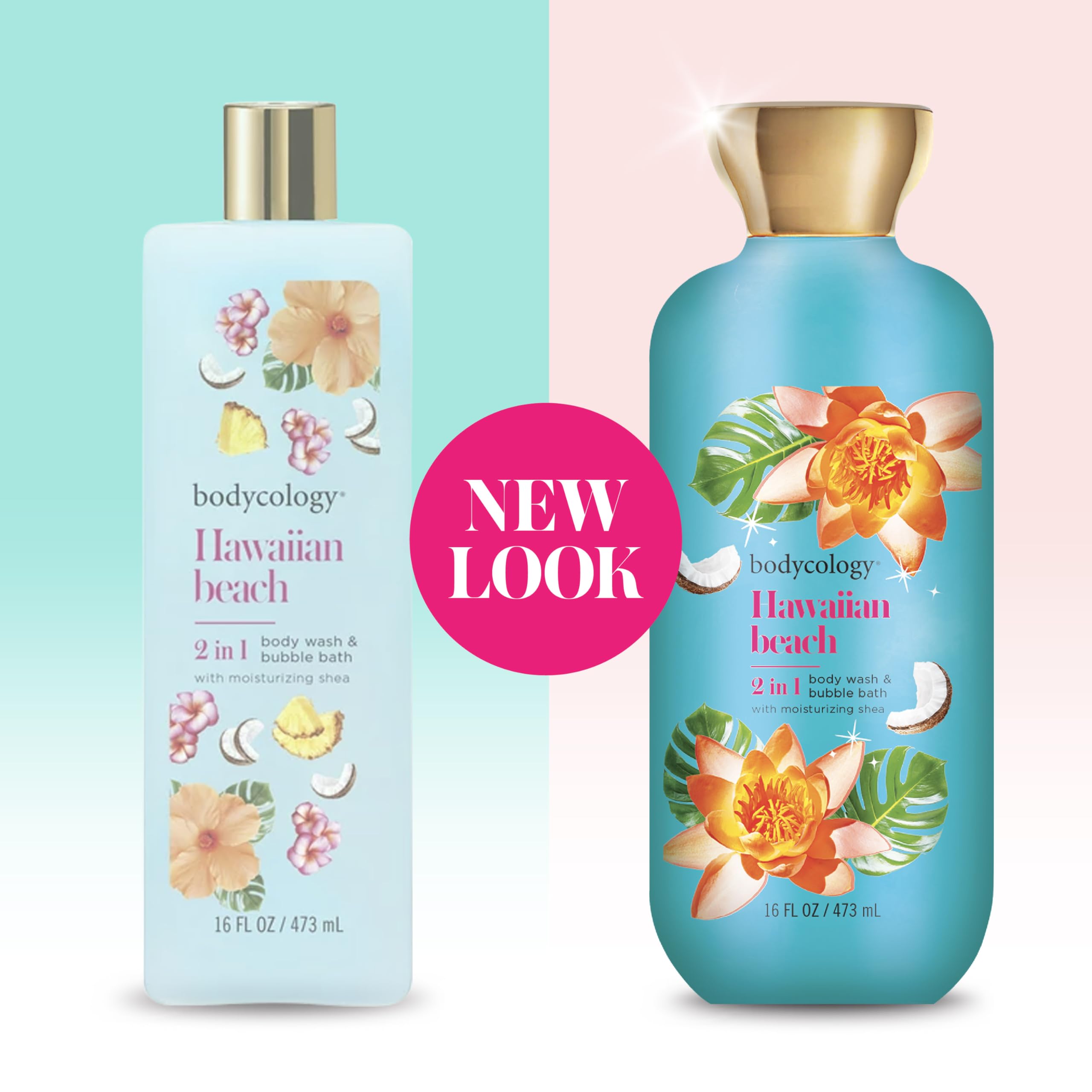 Foto 3 pulgar | Gel De Baño Y Baño De Burbujas Bodycology Hawaiian Beach 473 Ml - Venta Internacional.