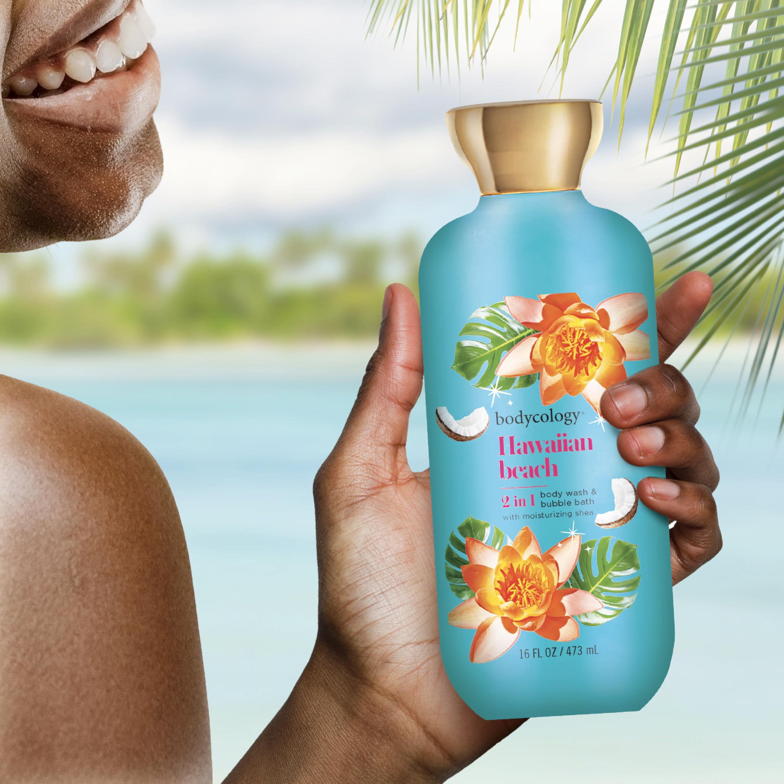Foto 7 pulgar | Gel De Baño Y Baño De Burbujas Bodycology Hawaiian Beach 473 Ml - Venta Internacional.