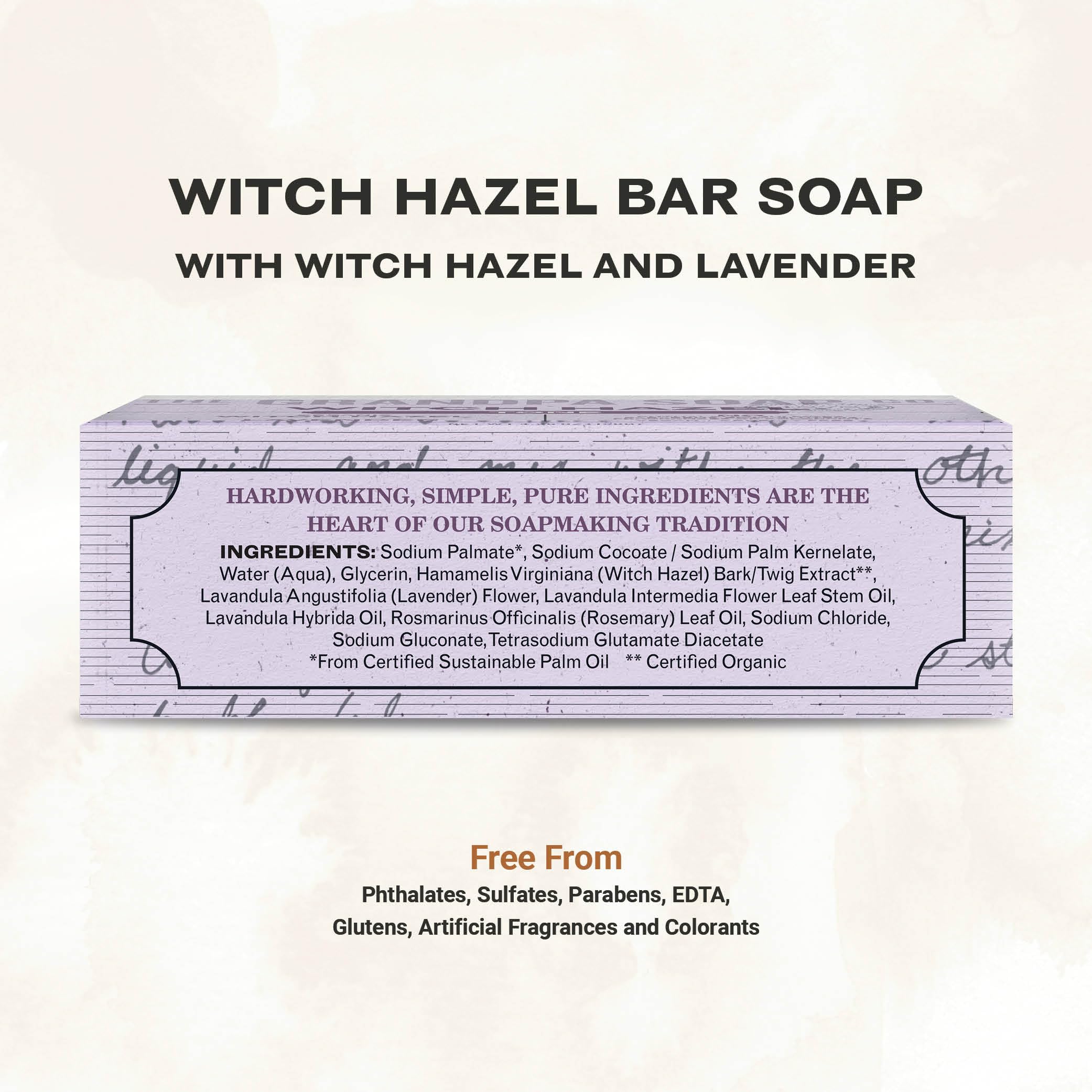 Foto 3 pulgar | Jabón En Barra The Grandpa Soap Company Witch Hazel  125 Ml  Paquete De 3 - Venta Internacional.