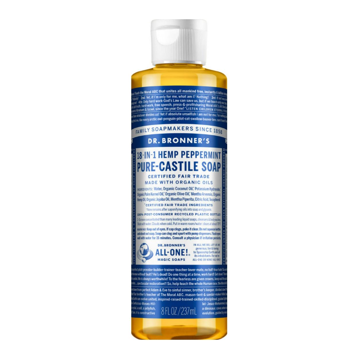 Foto 3 pulgar | Jabón Líquido Dr. Bronner's Organic Peppermint 240 Ml (paquete De 2) - Venta Internacional.