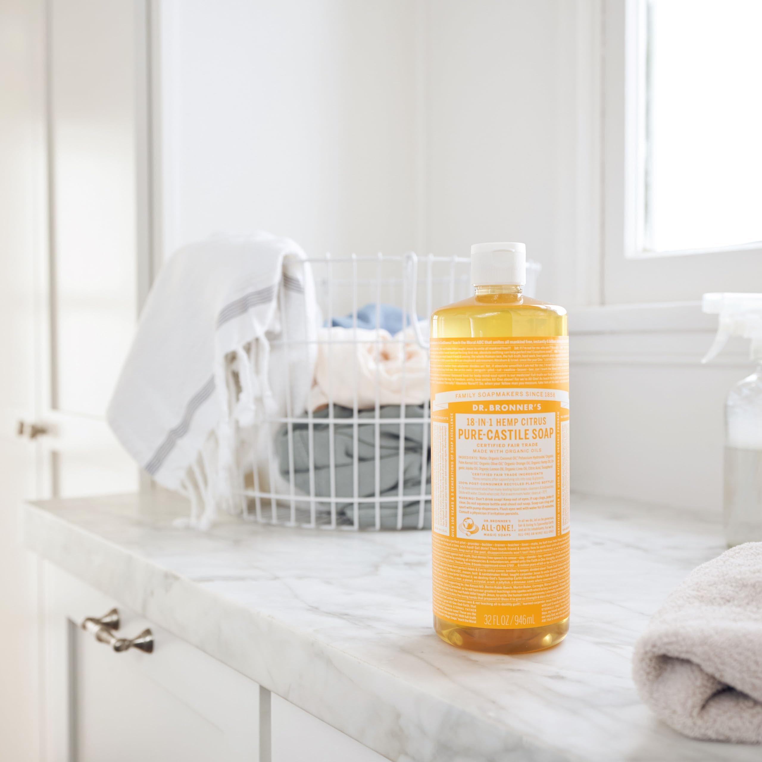 Foto 5 | Jabón Líquido Dr. Bronner's Magic Soap-pure-castile 960 Ml  Paquete De 2 - Venta Internacional.
