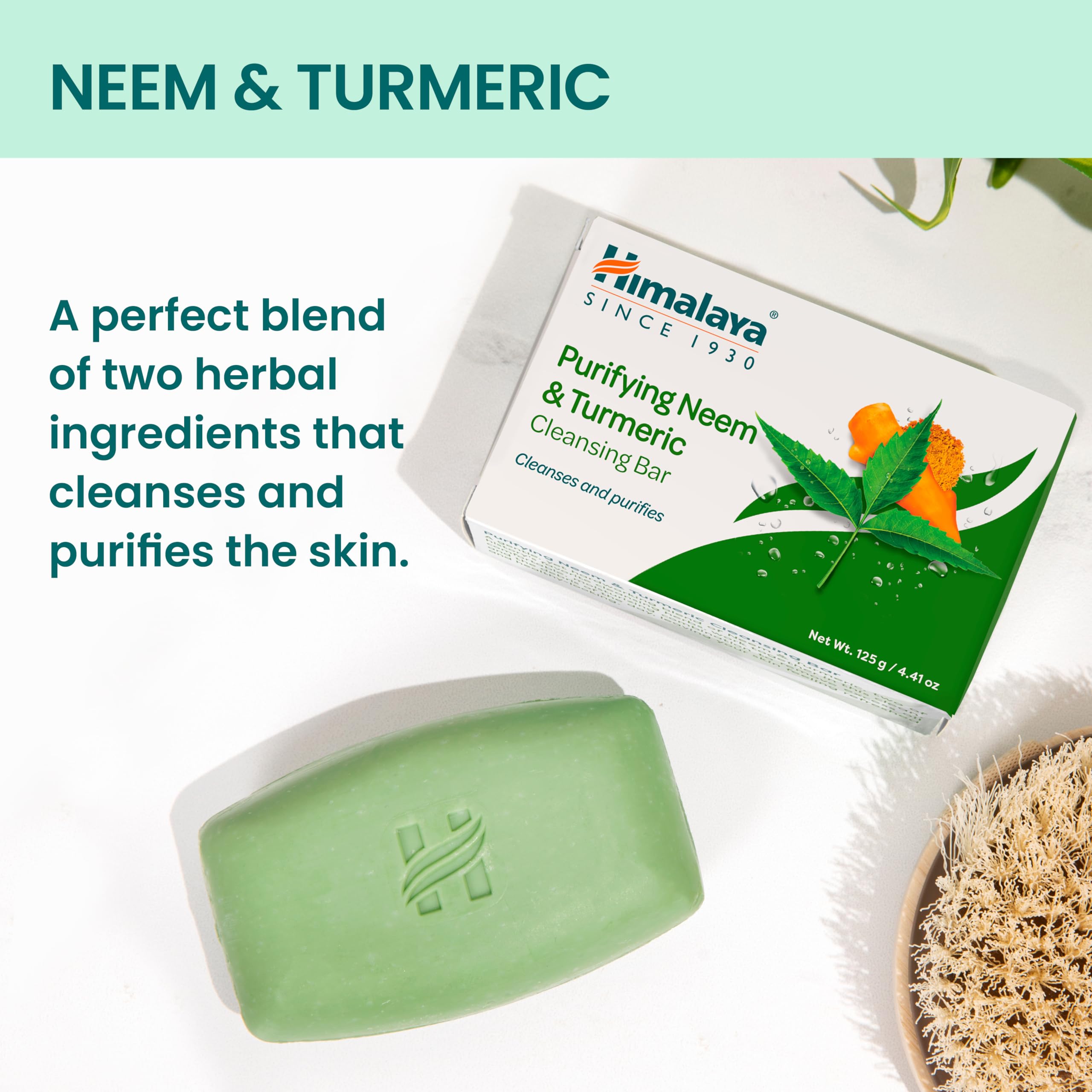 Foto 4 | Jabón Purificador Himalaya De Neem Y Cúrcuma  130 Ml  Paquete De 12 - Venta Internacional.