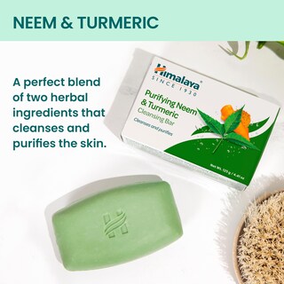 Foto 4 | Jabón Purificador Himalaya De Neem Y Cúrcuma 130 Ml Paquete De 12 - Venta Internacional.