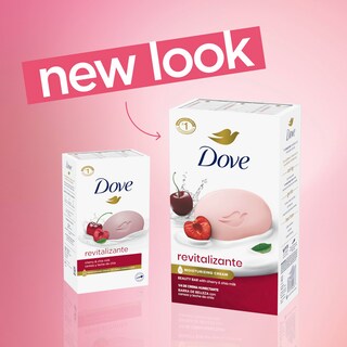 Foto 2 | Jabón En Barra De Belleza Dove Revitalizante Con Leche De Cereza Y Chía 110 G X6 - Venta Internacional.