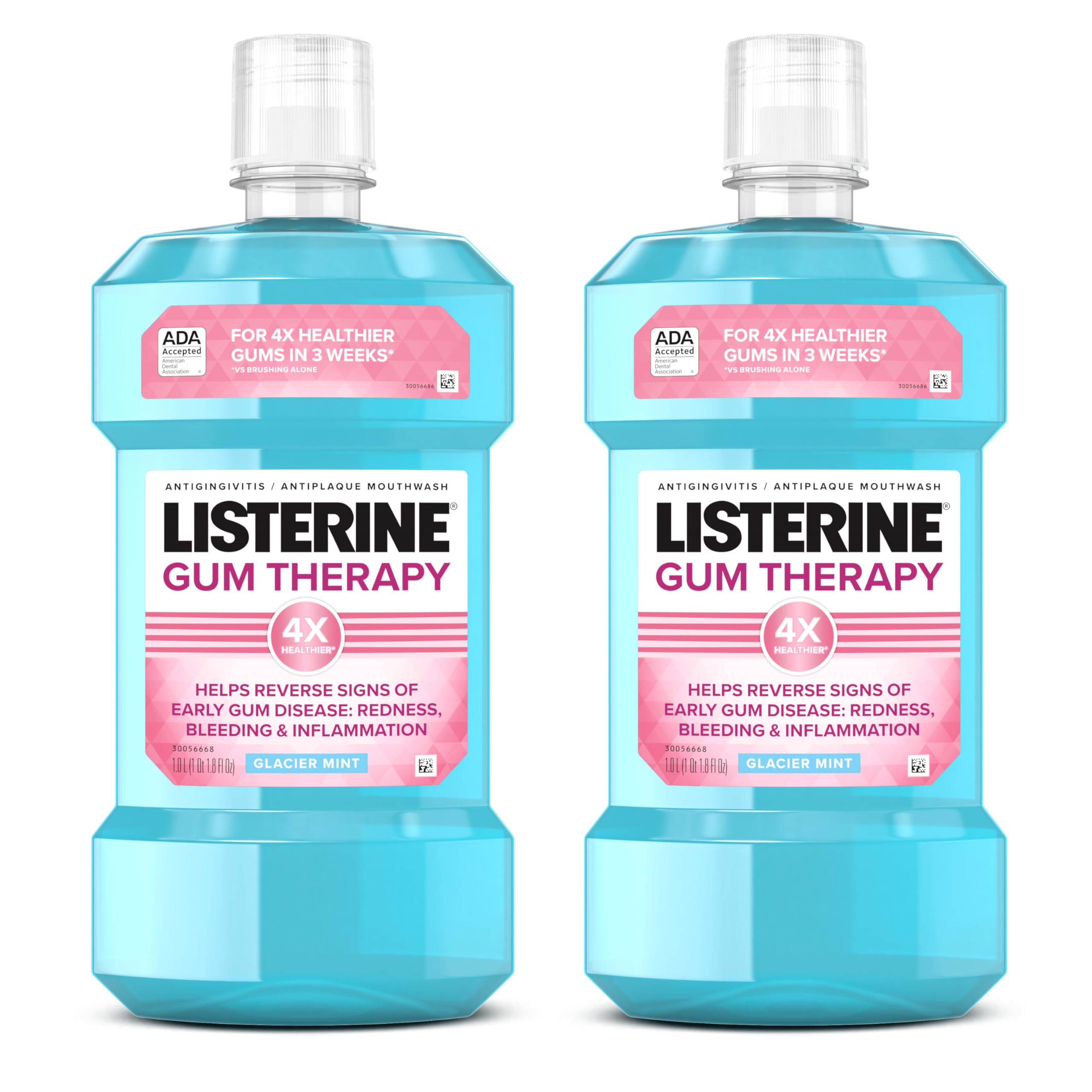 Foto 2 pulgar | Enjuague Bucal Listerine Gum Therapy  Antiplaca  Paquete Doble De 1 Litro - Venta Internacional.