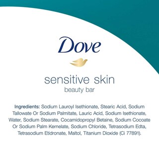 Foto 3 | Barra De Jabón Dove Unscented Beauty Para Piel Sensible Paquete De 16 - Venta Internacional.