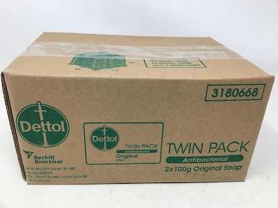 Foto 2 | Jabón Dettol Original Antibacteriano 100 G Paquete De 12 - Venta Internacional.