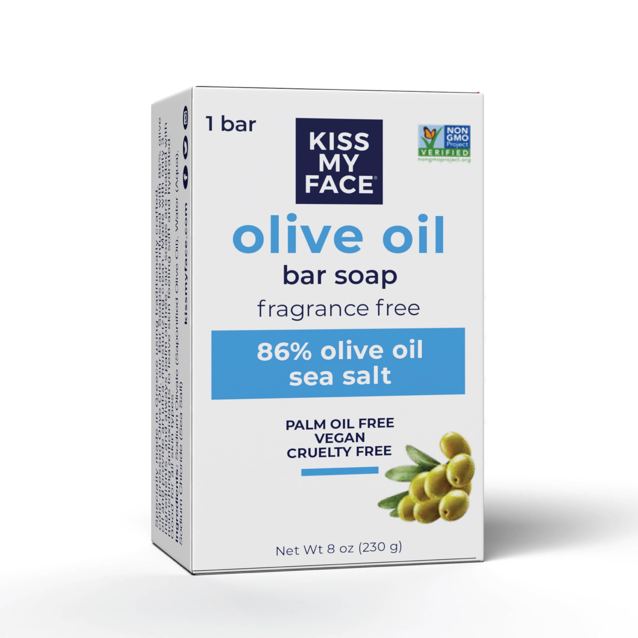 Jabón en Barra Kiss My Face Aceite de Oliva 230 g-Venta Internacional