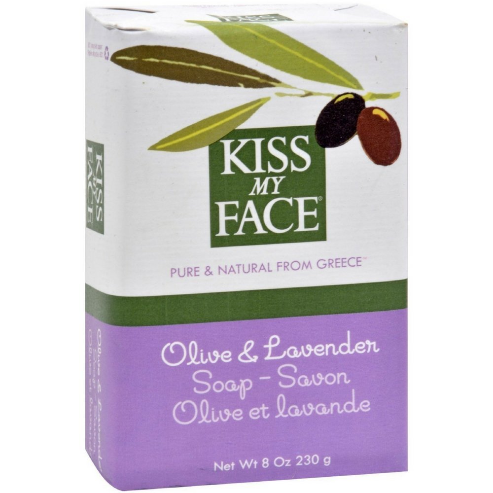 Jabón En Barra Kiss My Face Con Aceite De Oliva Y Lavanda 240 Ml - Venta Internacional.