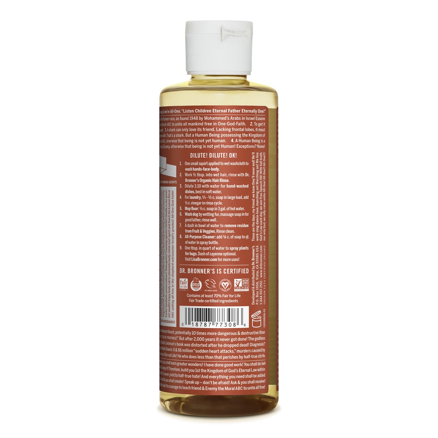 Foto 3 pulgar | Jabón Líquido Dr. Bronner's Pure-castile Eucalyptus 237 ml - Venta Internacional