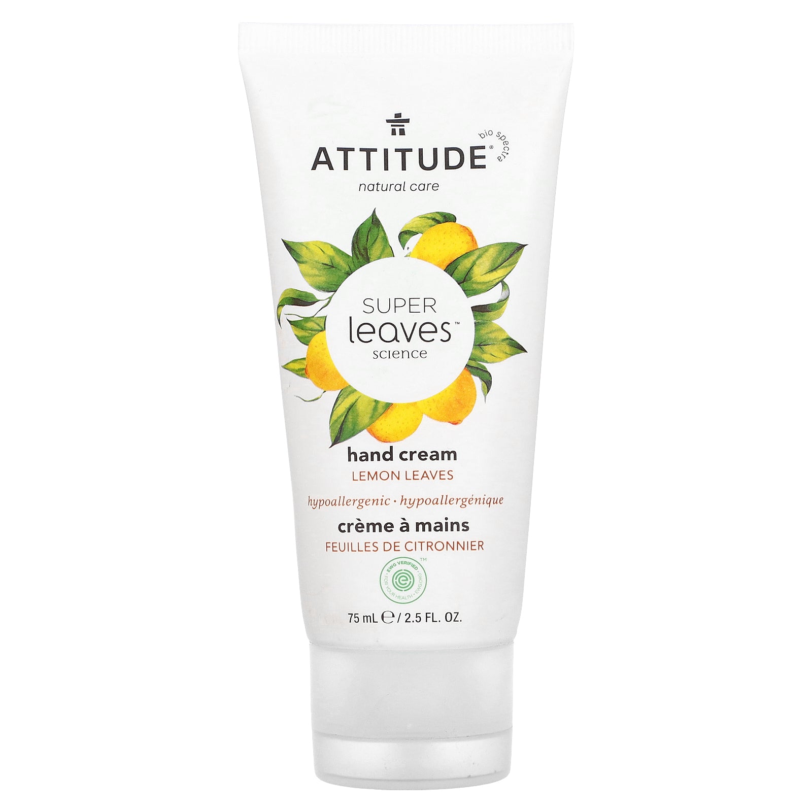 Foto 2 pulgar | Crema De Manos Attitude Super Leaves Science Lemon Leaves 75 Ml - Venta Internacional.