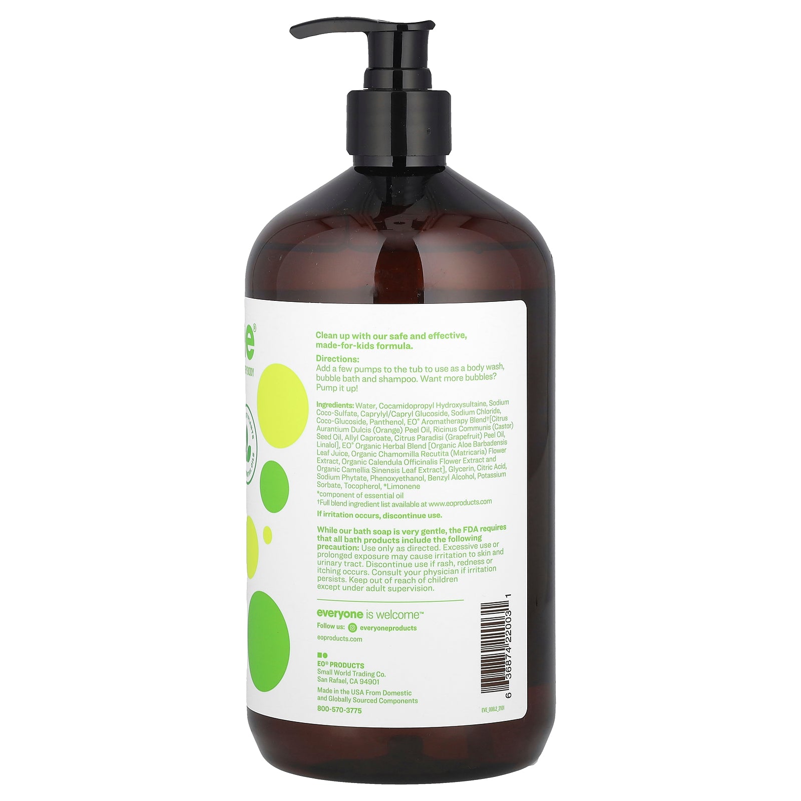 Foto 2 | Soap Everyone 3 In 1 Kids Tropical Coconut 946 Ml - Venta Internacional.
