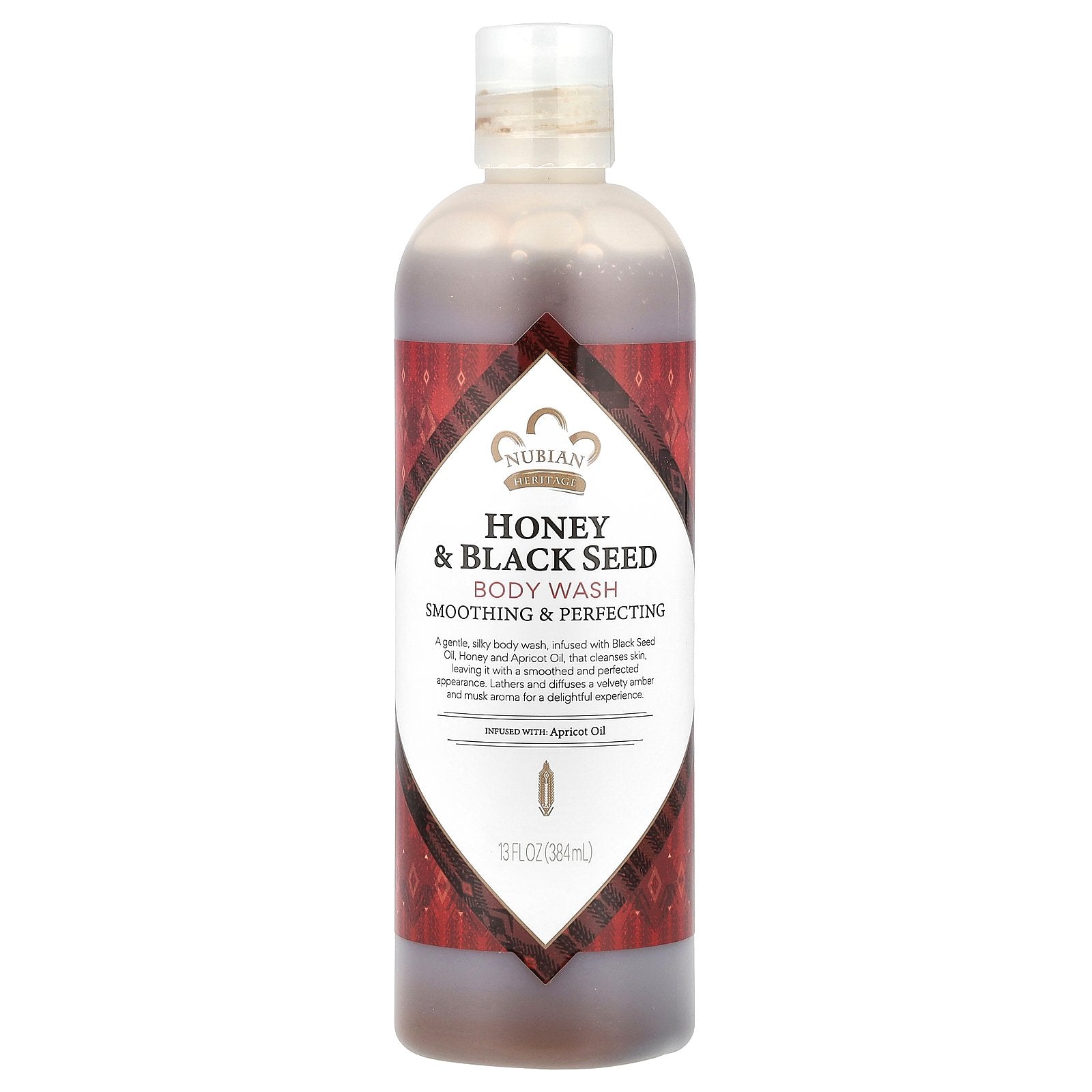 Gel De Baño Nubian Heritage Con Miel Y Semillas Negras 384 Ml - Venta Internacional.