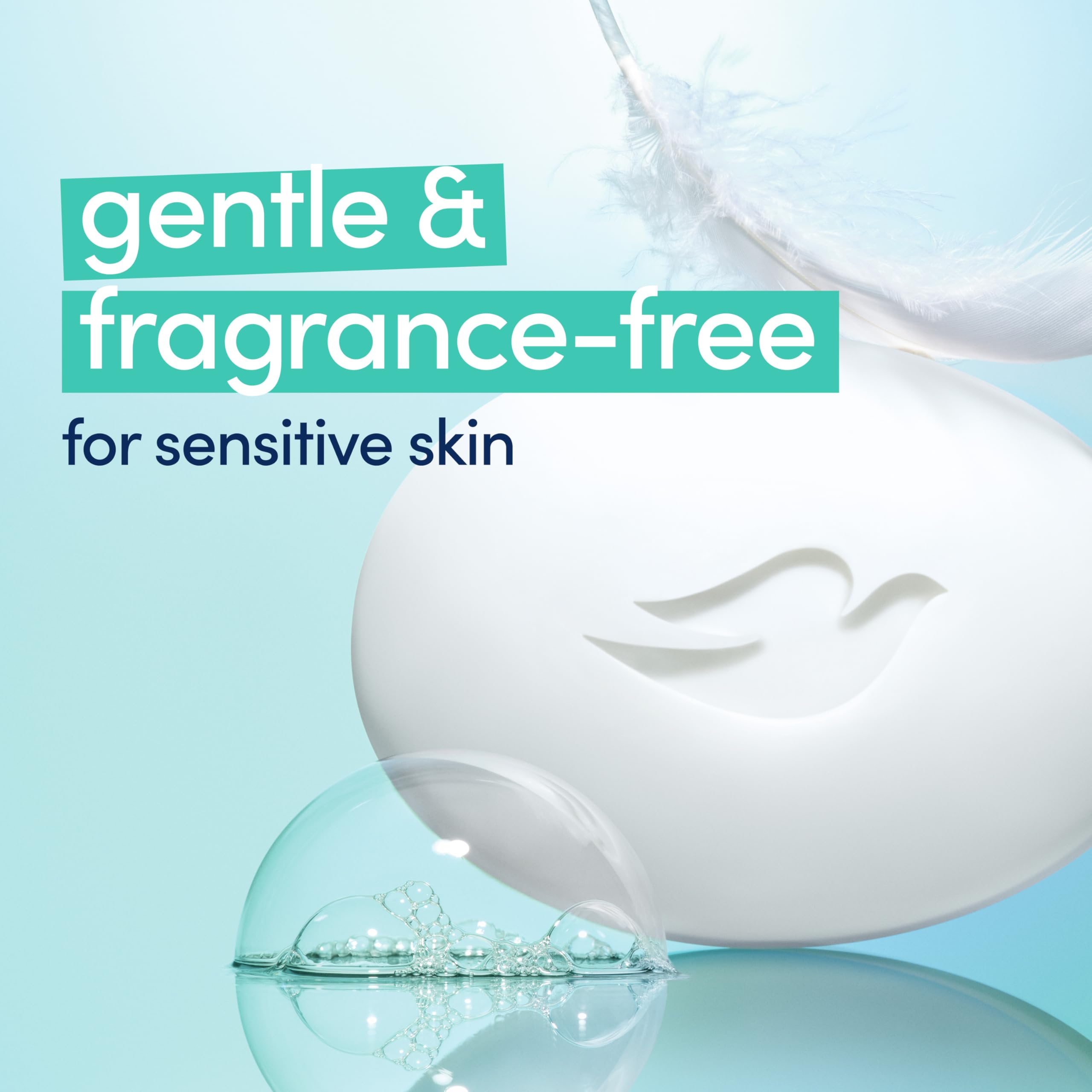 Foto 5 pulgar | Jabón En Barra De Belleza Dove Sensitive Skin  4 Barras  111 Ml  Sin Fragancia - Venta Internacional.