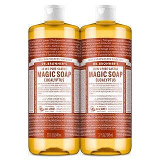 Foto 1 | Jabón Líquido Dr. Bronner's Magic Soap Eucalipto 2 Frascos de 946 ml C/U - Venta Internacional