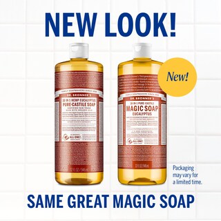 Foto 2 | Jabón Líquido Dr. Bronner's Magic Soap Eucalipto 2 Frascos de 946 ml C/U - Venta Internacional