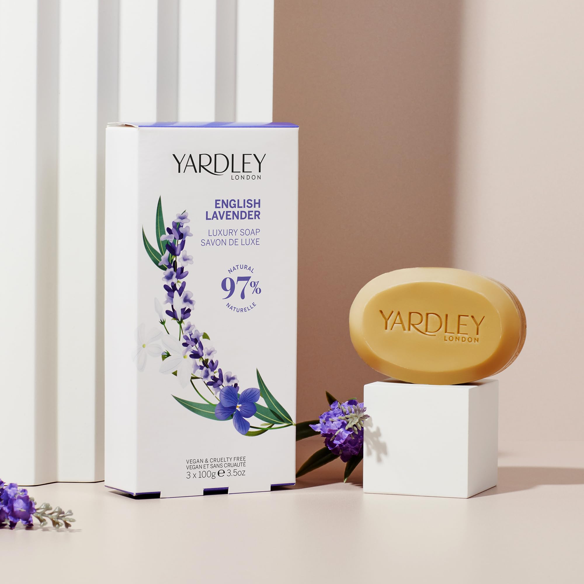 Foto 3 pulgar | Jabón Yardley English Lavender Yardley London Para Mujer 105 Ml - Venta Internacional.