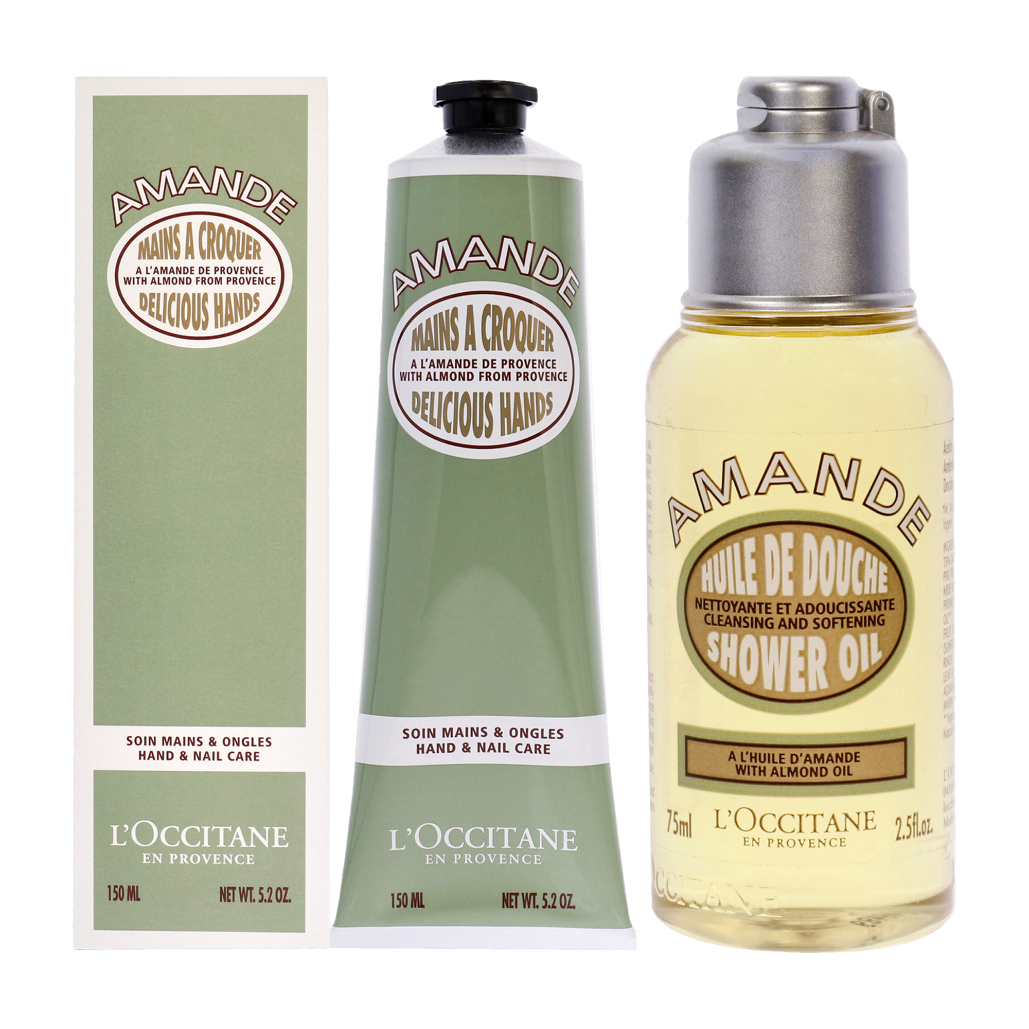 Foto 1 | Kit De Aceite De Ducha Y Crema De Manos Loccitane Almond Scent - Venta Internacional.