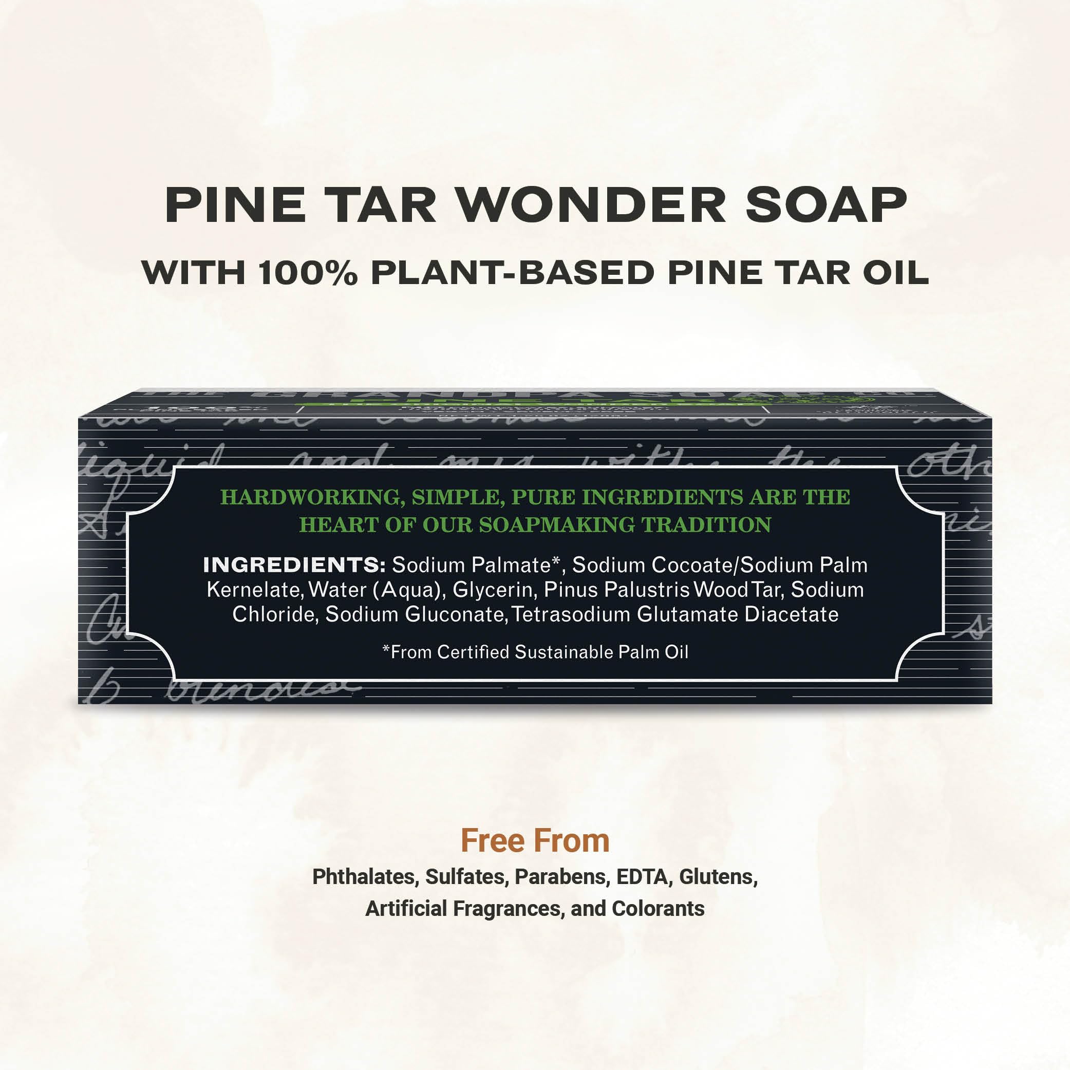 Foto 2 | Soap The Grandpa Soap Company  Alquitrán De Pino  120 Ml  Paquete De 8 - Venta Internacional.