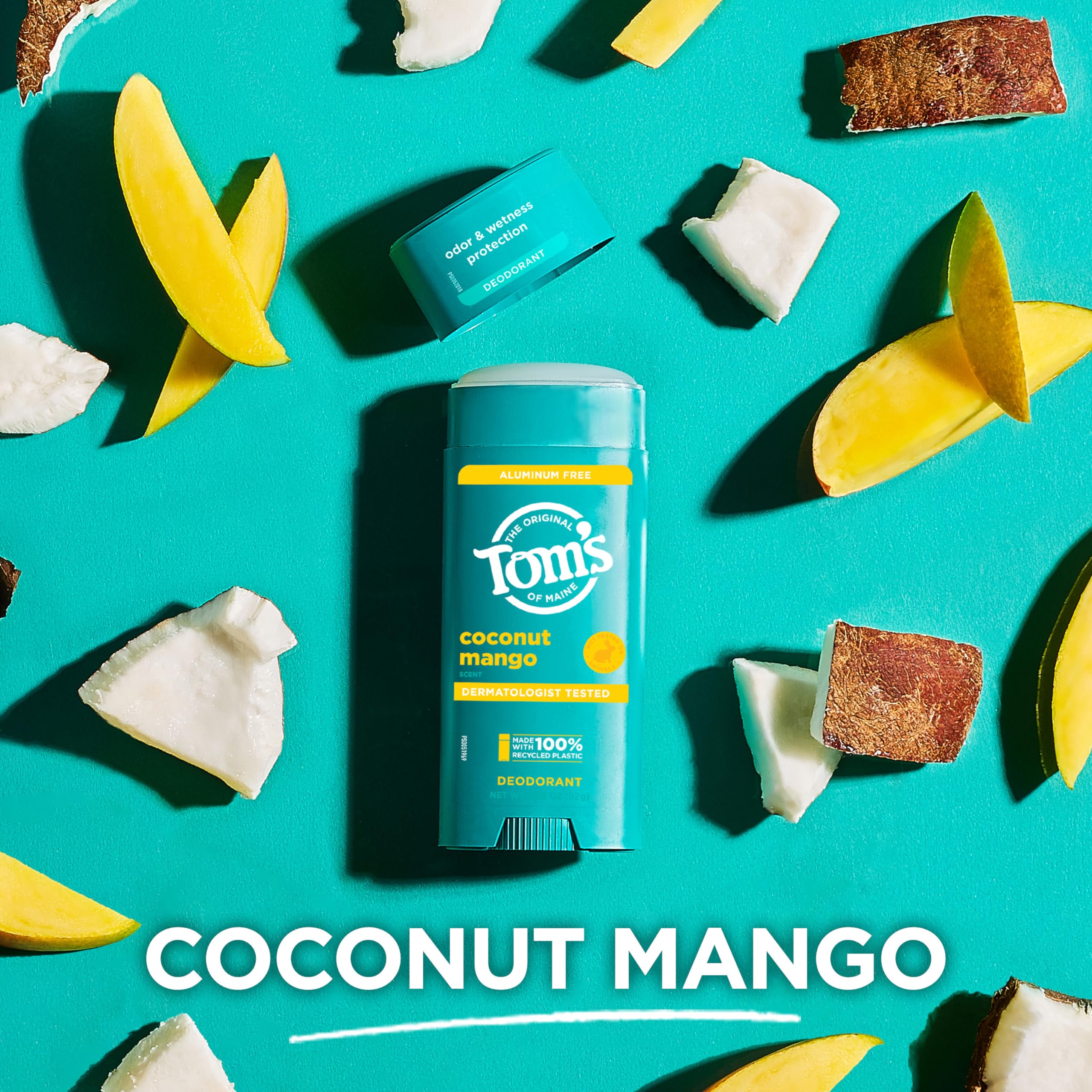 Foto 5 pulgar | Desodorante Tom's Of Maine Coconut Mango 96 Ml (paquete De 2) - Venta Internacional.