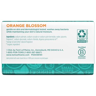 Foto 2 | Jabón De Belleza Natural Tom's Of Maine En Barra De Azahar 150 Ml X 6 - Venta Internacional.