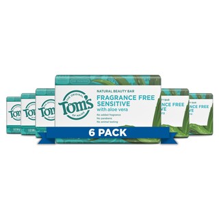 Foto 1 | Jabón De Belleza Natural Tom's Of Maine En Barra Para Piel Sensible 150 G X 6 - Venta Internacional.