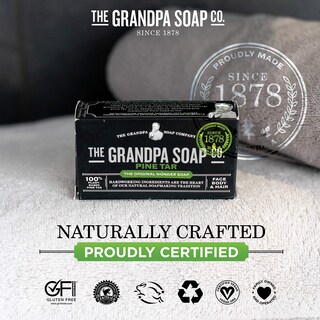 Foto 5 | Jabón The Grandpa Soap Company Alquitrán De Pino 125 Ml - Venta Internacional.
