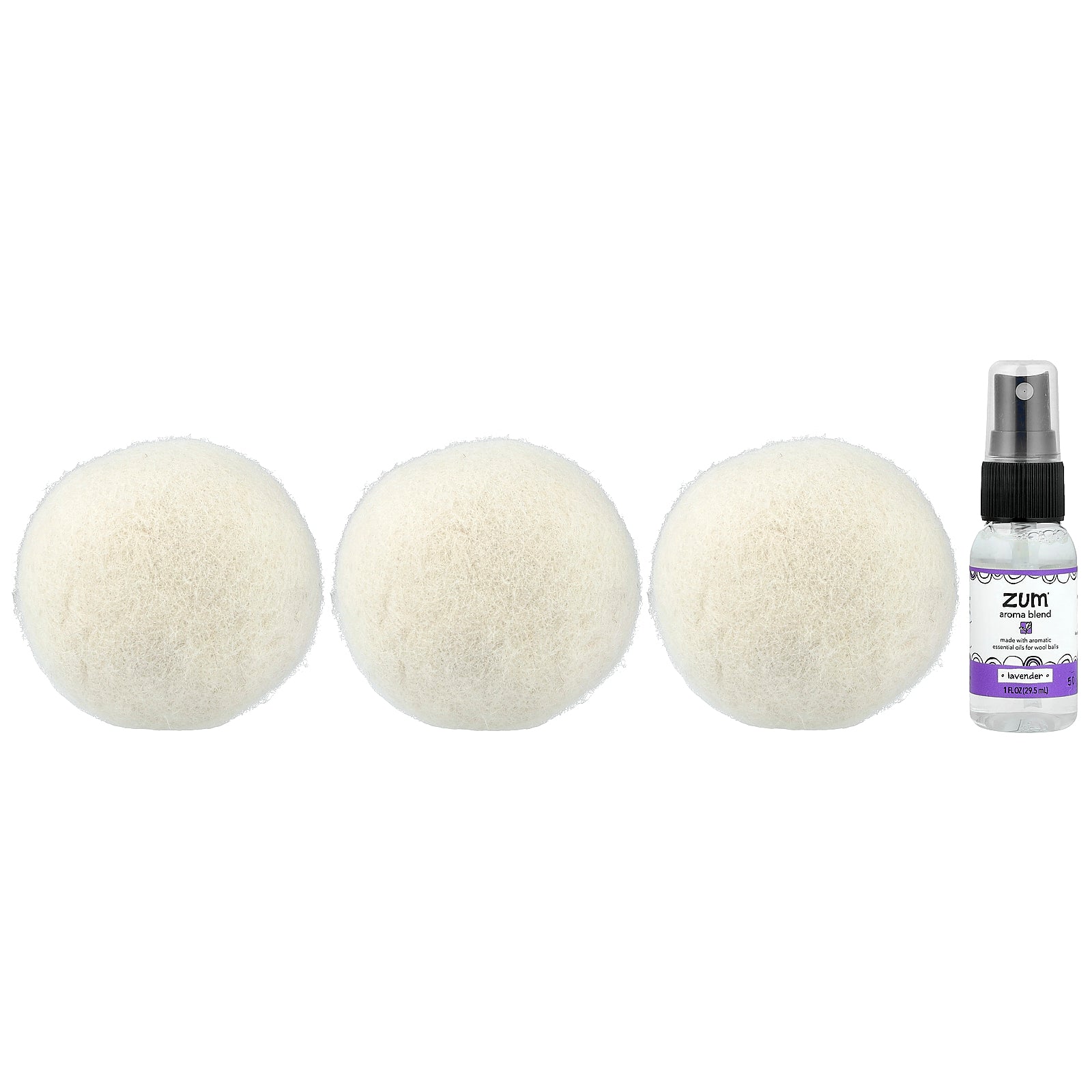 Foto 4 pulgar | Bolas Secadoras De Lana Zum Con Mezcla Aromática De Lavanda  250 Ml  3 Bolas - Venta Internacional.