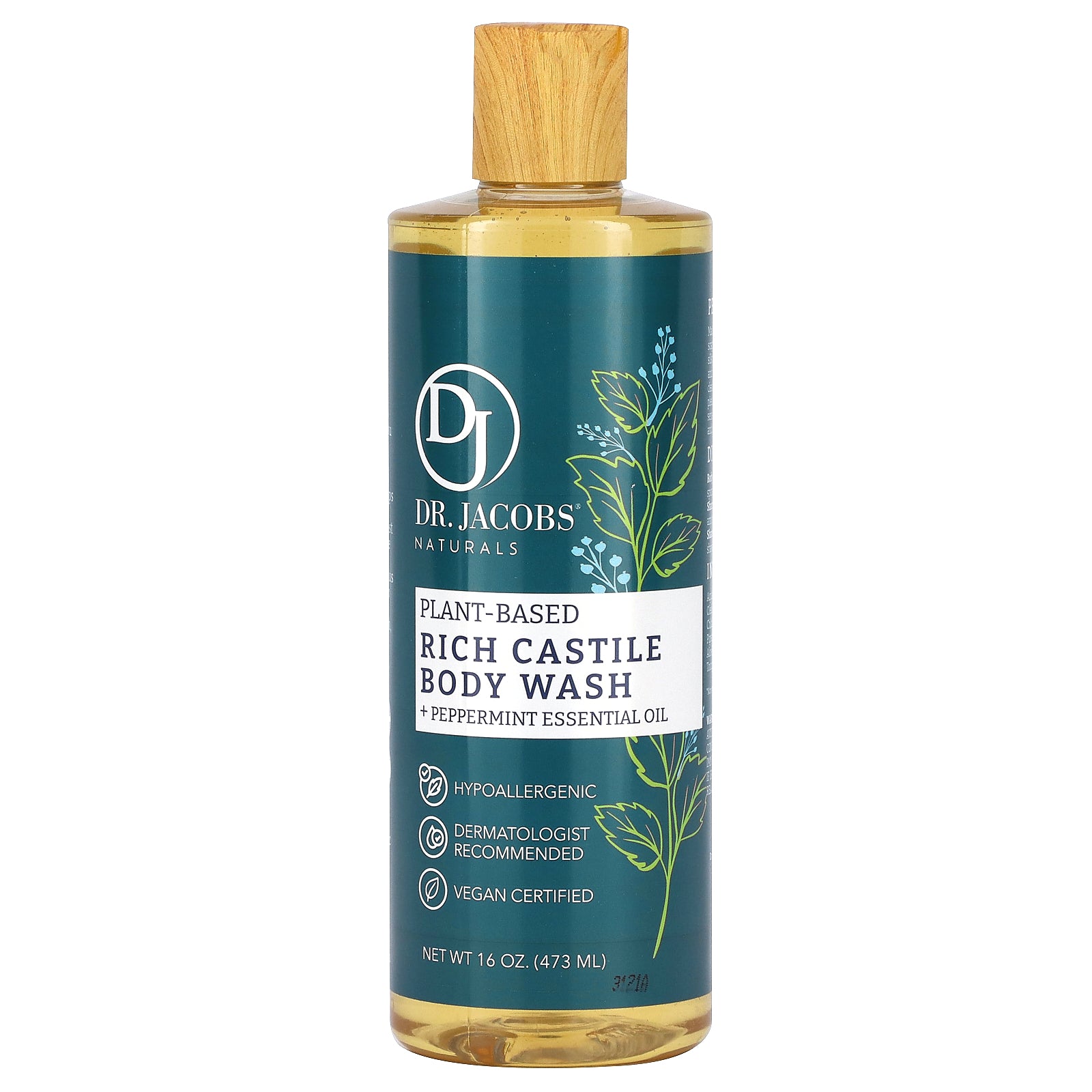 Foto 2 pulgar | Gel De Baño Dr. Jacobs Naturals Rich Castle Peppermint 473 Ml - Venta Internacional.