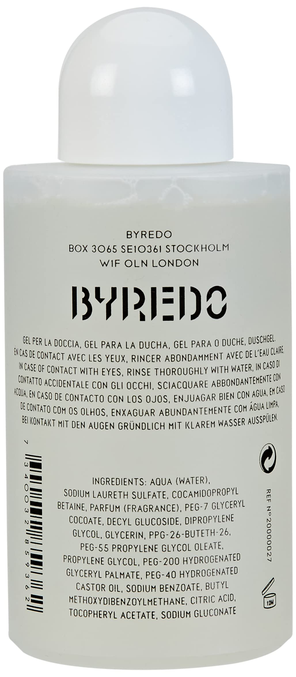 Foto 3 pulgar | Gel de Baño Byredo Rose of No Man's Land 225 ml - Venta Internacional