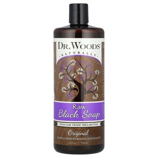 Foto 1 | Jabón Dr. Woods Raw Black Con Manteca De Karité De Comercio Justo 946 Ml - Venta Internacional.