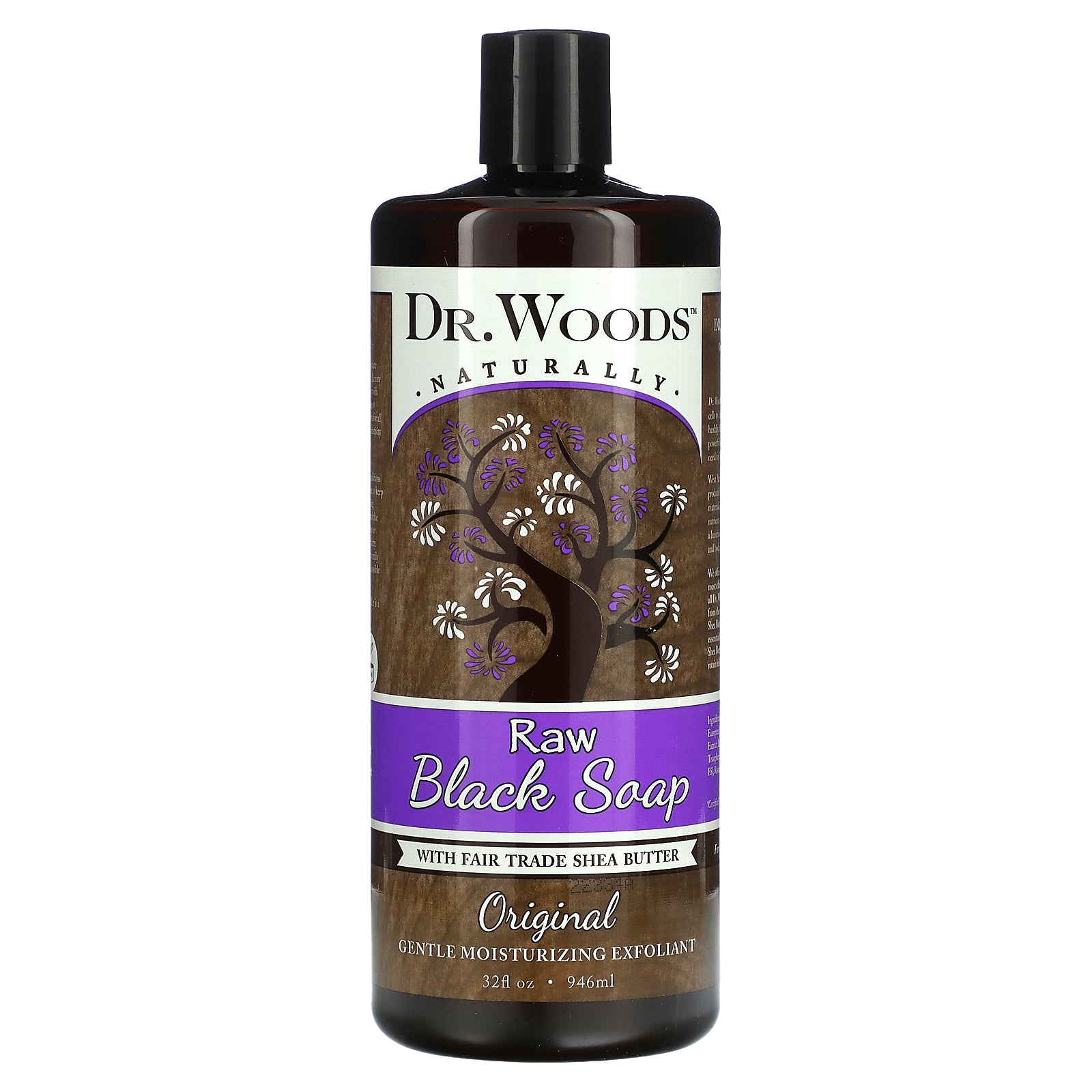 Foto 1 | Jabón Dr. Woods Raw Black Original 946 Ml - Venta Internacional.